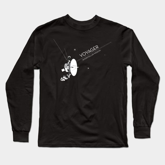 NASA Voyager Long Sleeve T-Shirt by monkeyminion